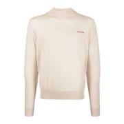 Marni Talc Turtleneck Tröja Beige, Herr