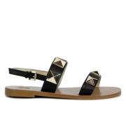 Bibi Lou Platta Sandaler Black, Dam