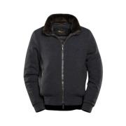 Moorer Bomber Jackets Gray, Herr