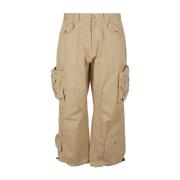 Children Of The Discordance Cropped Trousers Beige, Herr