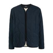 A.p.c. Fred Blouson Jacka Blue, Herr