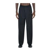 Han Kjøbenhavn Ullblandade track pants Black, Herr