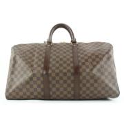 Louis Vuitton Vintage LV Väskor i Coated Canvas Brown, Dam