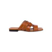 Pollini Bruna Sliders Brown, Dam