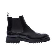 Scarosso Handgjorda Chelsea Boots med Vibram-sula Black, Dam