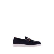 Santoni Loafers Blue, Herr