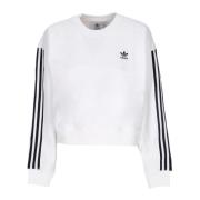 Adidas Lätt Crewneck Felpa Dam Adicolor Sweatshirt White, Dam