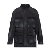 Balenciaga Jacka med vintageeffekt Black, Herr