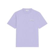Balenciaga Lila Stor Passform T-Shirt Kvinnor Purple, Dam