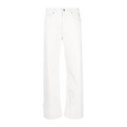 P.a.r.o.s.h. Trasiga vita jeans White, Dam