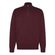 Bugatti Bordeaux Pullovers Red, Herr