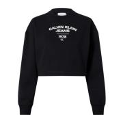 Calvin Klein Sweatshirts Black, Dam