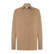 Kiton Miami Bomull Polo Tröja Brown, Herr