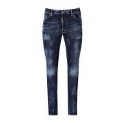 Dsquared2 Cool Guy Blå Jeans - Slim Fit, Faded Effekt Blue, Herr