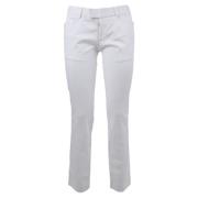 Dsquared2 Bomullsbyxor med elastan White, Dam