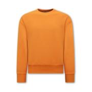 True Rise Basic Oversize Fit Tröjor Herrar Orange, Herr