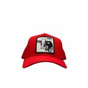 Goorin Bros Cash Cow Baseball Cap Red, Herr