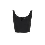 Elisabetta Franchi Top bustier svart Black, Dam