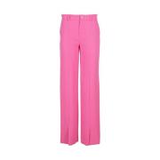 Chiara Ferragni Collection Wide Trousers Pink, Dam