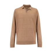 Ballantyne Long Sleeve Tops Brown, Herr