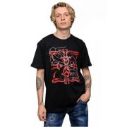 Givenchy Svart T-shirt med Fancy Baksida Black, Herr