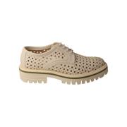 Calce Laced Shoes Beige, Dam