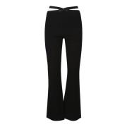 T by Alexander Wang Slim-fit Trousers Black, Dam