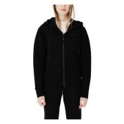 Guess Sweatshirt med dragkedja Black, Dam