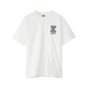 Kenzo Stilig K T-shirt för Män White, Herr
