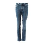 Jacob Cohën Slim-fit Blå Jeans för Män, Storlek 30 Blue, Herr