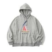 White Mountaineering Sweatshirts Hoodies Gray, Herr