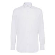 Boggi Milano Ultimate NON Iron Slim Fit Bomull Twill Skjorta White, He...