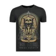 Local Fanatic Rebel Pharaoh - Exklusiv T-shirt Herr - 6322Z Black, Her...