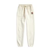 Ralph Lauren Vita Joggingbyxor med Amerikansk Flagga Logotyp White, Da...