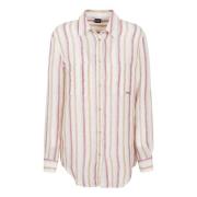 Fay Casual Shirts Pink, Dam