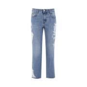 Ermanno Scervino Straight Jeans Blue, Dam