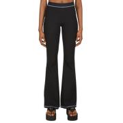 Alexander McQueen Logo Patch Track Leggings Black, Dam