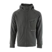 C.p. Company Grön Fleece Zip Sweatshirt Gray, Herr