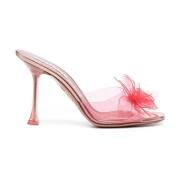 Aquazzura Stiliga högklackade sandaler Pink, Dam