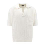 Roberto Collina Men Clothing Knitwear White Ss23 White, Herr