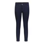 MAC Skinny Cropped Jeans 5471/90 0355L Dark Navy Blue, Dam