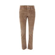 Jacob Cohën Khaki Brun Slim-Fit Denim Byxor Brown, Herr