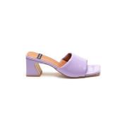 Angel Alarcon Heeled Mules Purple, Dam