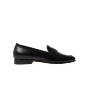 Scarosso Valeria Loafers - Handgjorda Italienska Penny Loafers Black, ...