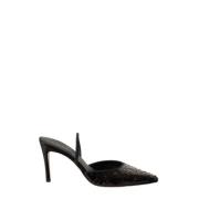 Roberto Festa Posik Slingback Heels Black, Dam