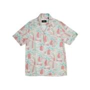 Deus Ex Machina Short Sleeve Shirts Green, Herr