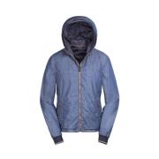 Moorer Bomber Jackets Blue, Herr