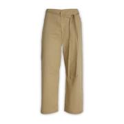 Quira Cropped Trousers Brown, Dam