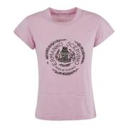 Ermanno Scervino T-Shirts Pink, Dam