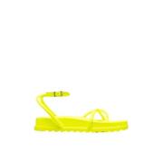 Chiara Ferragni Collection Platta Sandalerer Yellow, Dam